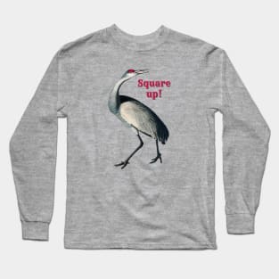 Square Up Heron Long Sleeve T-Shirt